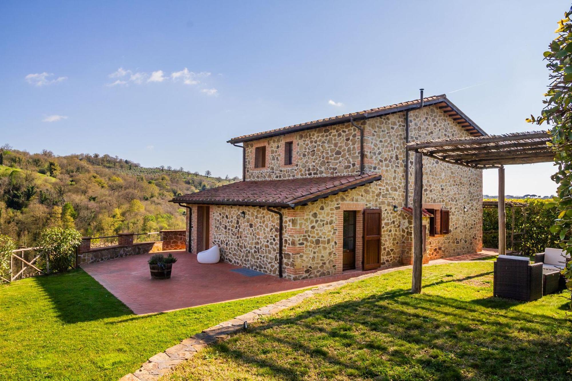 Home With A View In Scansano, Tuscany 외부 사진